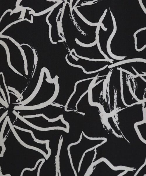 OPAQUE.CLIP / オペーク ドット クリップ ロング・マキシ丈ワンピース | 手書き風プリントワンピース【洗濯機洗い可】 | 詳細4