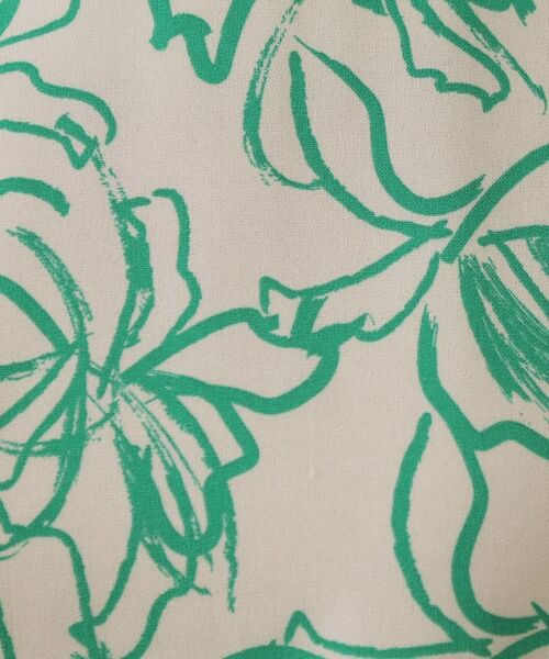 OPAQUE.CLIP / オペーク ドット クリップ ロング・マキシ丈ワンピース | 手書き風プリントワンピース【洗濯機洗い可】 | 詳細8