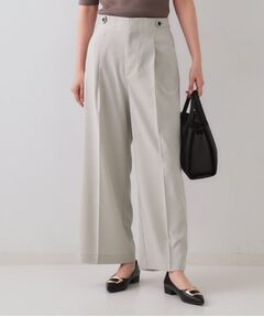 OPAQUE.CLIP / オペーク ドット クリップ パンツ | ストレッチデザインワイドパンツ/セットアップ対応可【UV/接触冷感/洗濯機洗い可/抗ピル】