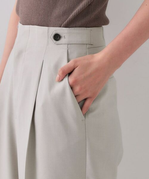 OPAQUE.CLIP / オペーク ドット クリップ パンツ | ストレッチデザインワイドパンツ/セットアップ対応可【UV/接触冷感/洗濯機洗い可/抗ピル】 | 詳細13