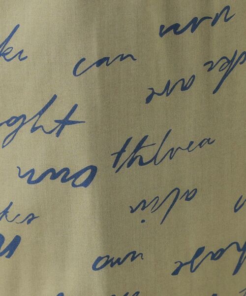 OPAQUE.CLIP / オペーク ドット クリップ パンツ | レタープリントイージーワイドパンツ【洗濯機洗い可】 | 詳細4