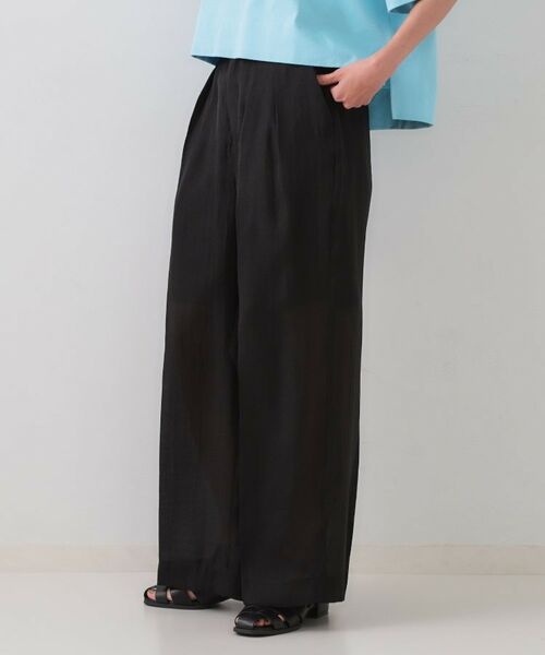 OPAQUE.CLIP / オペーク ドット クリップ パンツ | シアータックワイドパンツ【洗濯機洗い可】 | 詳細1