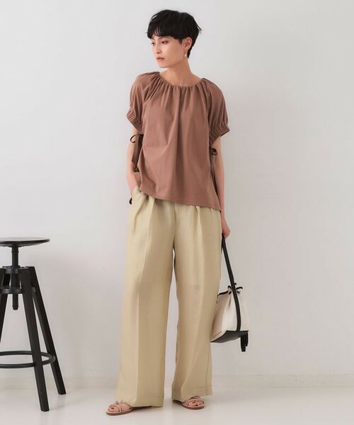 OPAQUE.CLIP / オペーク ドット クリップ パンツ | シアータックワイドパンツ【洗濯機洗い可】 | 詳細6