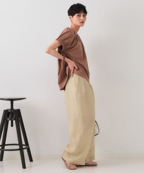 OPAQUE.CLIP / オペーク ドット クリップ パンツ | シアータックワイドパンツ【洗濯機洗い可】 | 詳細7