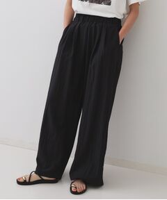 OPAQUE.CLIP / オペーク ドット クリップ パンツ | ナイロン混イージーワイドパンツ【洗濯機洗い可】