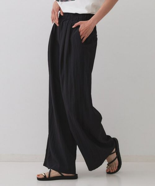 OPAQUE.CLIP / オペーク ドット クリップ パンツ | ナイロン混イージーワイドパンツ【洗濯機洗い可】 | 詳細1