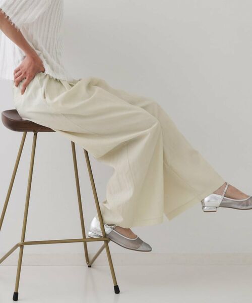 OPAQUE.CLIP / オペーク ドット クリップ パンツ | ナイロン混イージーワイドパンツ【洗濯機洗い可】 | 詳細5