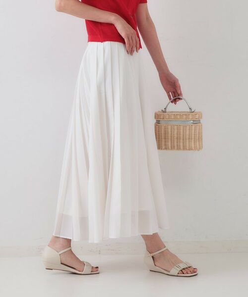 OPAQUE.CLIP / オペーク ドット クリップ スカート | シアープリーツスカート【洗濯機洗い可】 | 詳細5