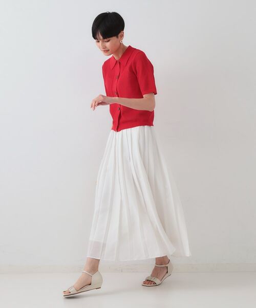 OPAQUE.CLIP / オペーク ドット クリップ スカート | シアープリーツスカート【洗濯機洗い可】 | 詳細6