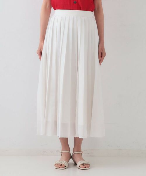 OPAQUE.CLIP / オペーク ドット クリップ スカート | シアープリーツスカート【洗濯機洗い可】 | 詳細9
