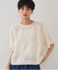 OPAQUE.CLIP / オペーク ドット クリップ シャツ・ブラウス | スパンコールブラウス【洗える】