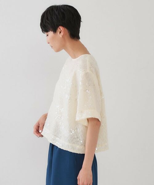 OPAQUE.CLIP / オペーク ドット クリップ シャツ・ブラウス | スパンコールブラウス【洗える】 | 詳細10