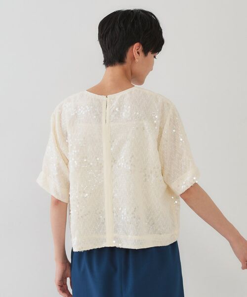 OPAQUE.CLIP / オペーク ドット クリップ シャツ・ブラウス | スパンコールブラウス【洗える】 | 詳細11