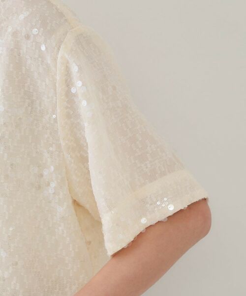 OPAQUE.CLIP / オペーク ドット クリップ シャツ・ブラウス | スパンコールブラウス【洗える】 | 詳細14