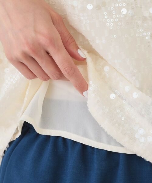 OPAQUE.CLIP / オペーク ドット クリップ シャツ・ブラウス | スパンコールブラウス【洗える】 | 詳細16