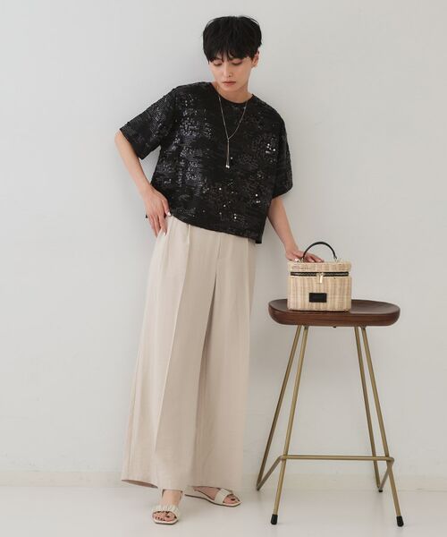 OPAQUE.CLIP / オペーク ドット クリップ シャツ・ブラウス | スパンコールブラウス【洗える】 | 詳細3