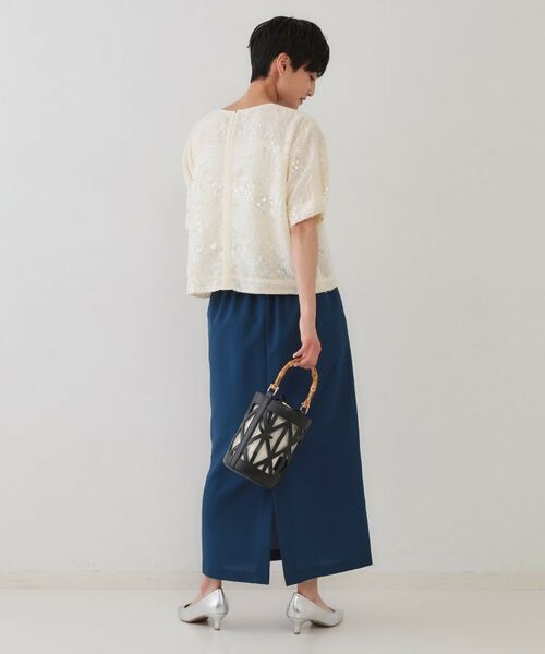 OPAQUE.CLIP / オペーク ドット クリップ シャツ・ブラウス | スパンコールブラウス【洗える】 | 詳細7