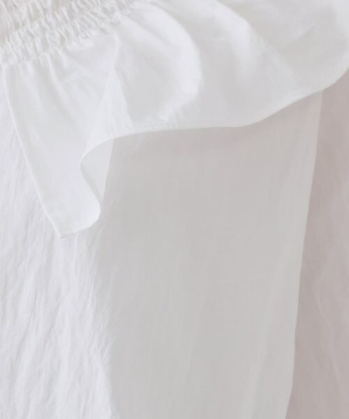 OPAQUE.CLIP / オペーク ドット クリップ シャツ・ブラウス | アシンメトリーフリルブラウス【洗濯機洗い可】 | 詳細12