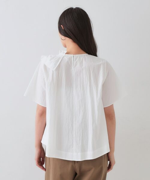 OPAQUE.CLIP / オペーク ドット クリップ シャツ・ブラウス | アシンメトリーフリルブラウス【洗濯機洗い可】 | 詳細15