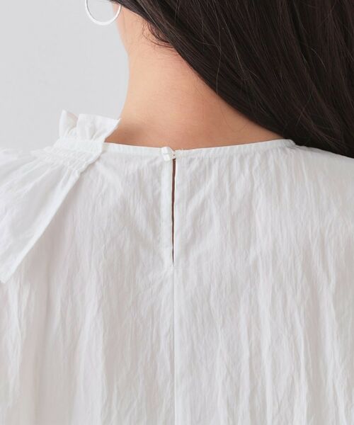 OPAQUE.CLIP / オペーク ドット クリップ シャツ・ブラウス | アシンメトリーフリルブラウス【洗濯機洗い可】 | 詳細17