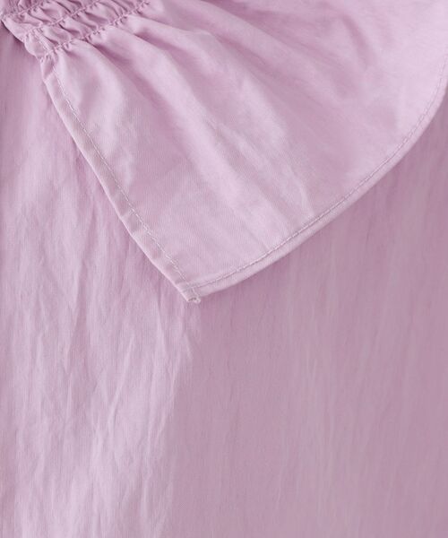 OPAQUE.CLIP / オペーク ドット クリップ シャツ・ブラウス | アシンメトリーフリルブラウス【洗濯機洗い可】 | 詳細8