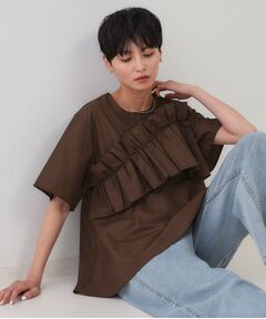 「Louere」 長袖ブラウス MEDIUM ブラウン レディース Elura 「Elura」 長袖シャツ MEDIUM ブラウン系その他