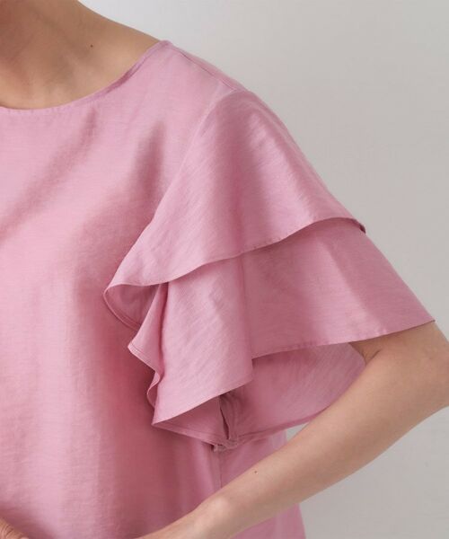 OPAQUE.CLIP / オペーク ドット クリップ シャツ・ブラウス | フリルスリーブブラウス【洗濯機洗い可】 | 詳細18