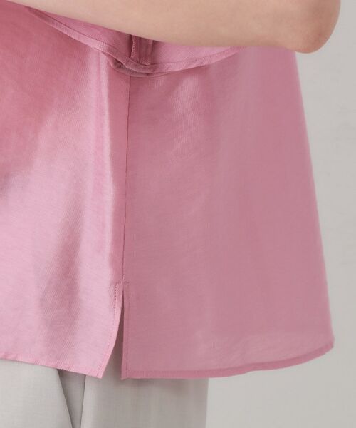 OPAQUE.CLIP / オペーク ドット クリップ シャツ・ブラウス | フリルスリーブブラウス【洗濯機洗い可】 | 詳細19