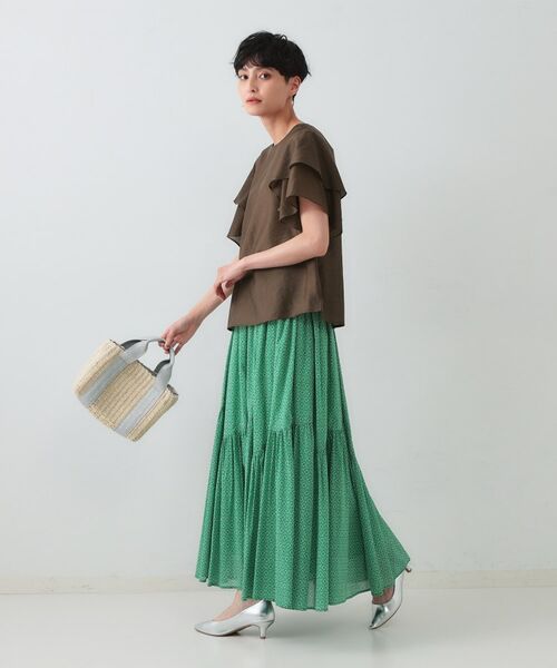 OPAQUE.CLIP / オペーク ドット クリップ シャツ・ブラウス | フリルスリーブブラウス【洗濯機洗い可】 | 詳細7