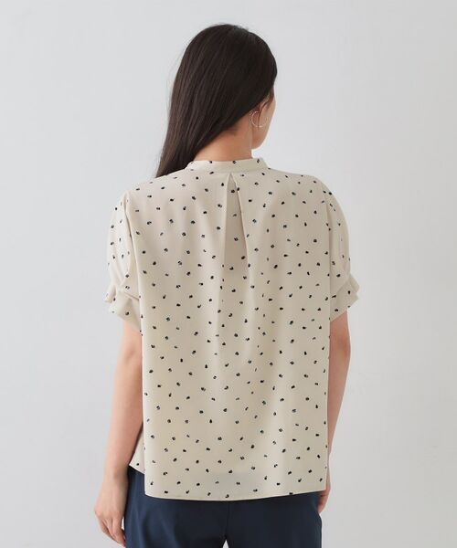 OPAQUE.CLIP / オペーク ドット クリップ シャツ・ブラウス | 幾何柄アソート タックドルマンスリーブブラウス【洗濯機洗い可】 | 詳細19