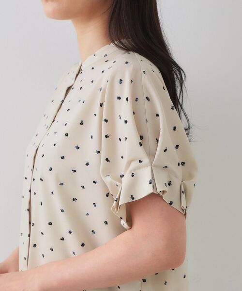 OPAQUE.CLIP / オペーク ドット クリップ シャツ・ブラウス | 幾何柄アソート タックドルマンスリーブブラウス【洗濯機洗い可】 | 詳細21