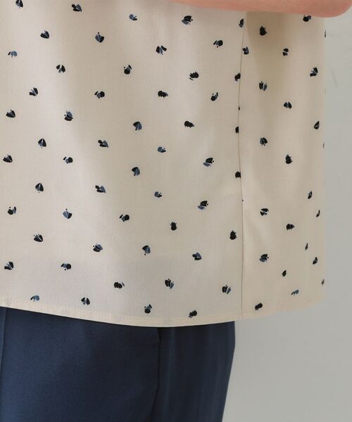 OPAQUE.CLIP / オペーク ドット クリップ シャツ・ブラウス | 幾何柄アソート タックドルマンスリーブブラウス【洗濯機洗い可】 | 詳細22