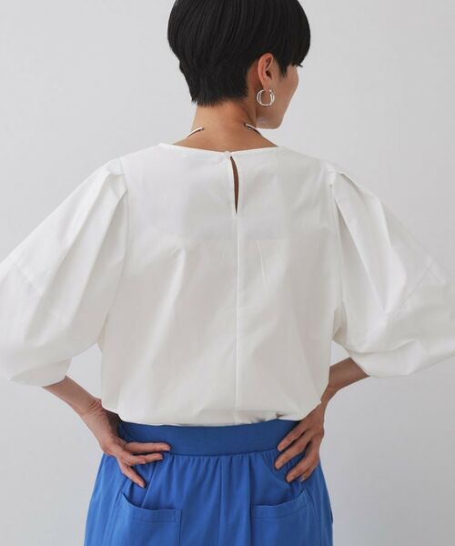 OPAQUE.CLIP / オペーク ドット クリップ シャツ・ブラウス | バルーンスリーブブラウス【洗濯機洗い可】 | 詳細1