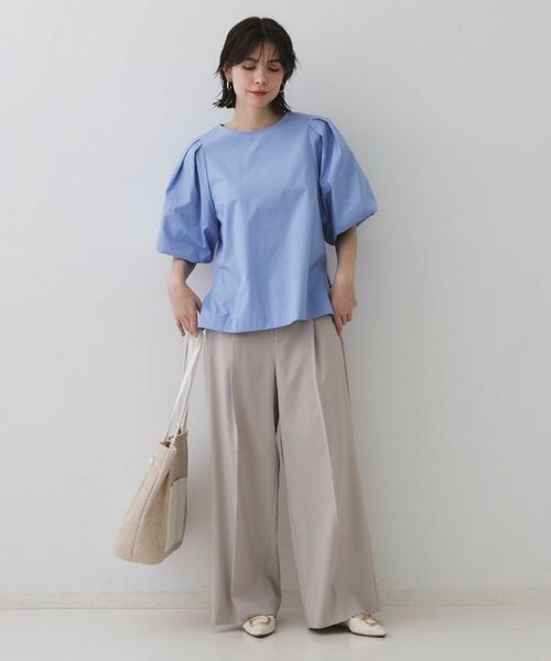 OPAQUE.CLIP / オペーク ドット クリップ シャツ・ブラウス | バルーンスリーブブラウス【洗濯機洗い可】 | 詳細10