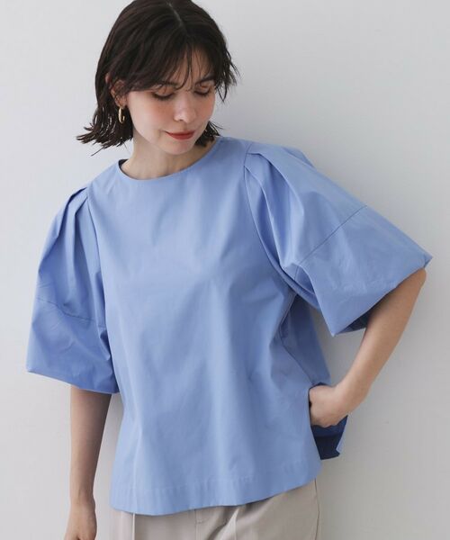 OPAQUE.CLIP / オペーク ドット クリップ シャツ・ブラウス | バルーンスリーブブラウス【洗濯機洗い可】 | 詳細9