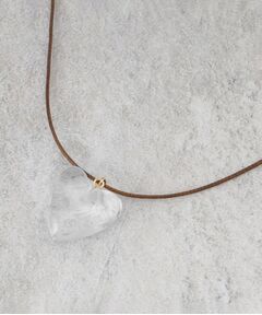 OPAQUE.CLIP / オペーク ドット クリップ ネックレス・ペンダント・チョーカー | ハートモチーフコードチョーカーネックレス