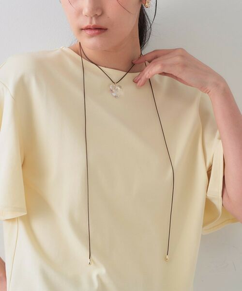 OPAQUE.CLIP / オペーク ドット クリップ ネックレス・ペンダント・チョーカー | ハートモチーフコードチョーカーネックレス | 詳細5