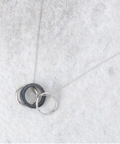 OPAQUE.CLIP / オペーク ドット クリップ ネックレス・ペンダント・チョーカー | 3種パーツリングネックレス