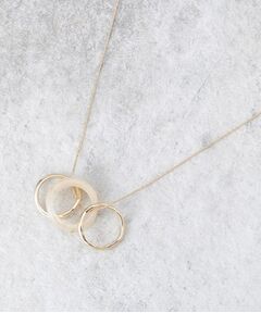 OPAQUE.CLIP / オペーク ドット クリップ ネックレス・ペンダント・チョーカー | 3種パーツリングネックレス