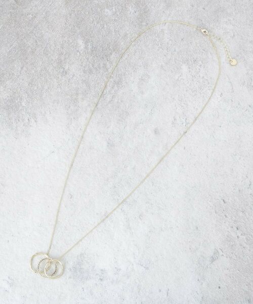 OPAQUE.CLIP / オペーク ドット クリップ ネックレス・ペンダント・チョーカー | トリプルリングネックレス | 詳細2