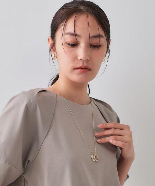 OPAQUE.CLIP / オペーク ドット クリップ ネックレス・ペンダント・チョーカー | トリプルリングネックレス | 詳細6