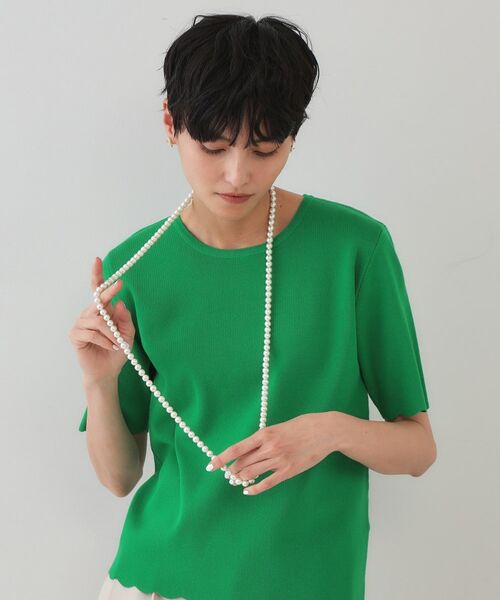 OPAQUE.CLIP / オペーク ドット クリップ ネックレス・ペンダント・チョーカー | ガラスパールロングネックレス | 詳細4