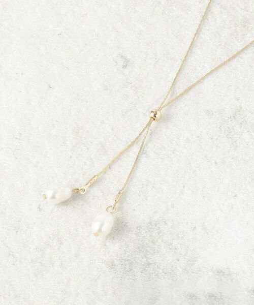 OPAQUE.CLIP / オペーク ドット クリップ ネックレス・ペンダント・チョーカー | 淡水パールスライドネックレス | 詳細1