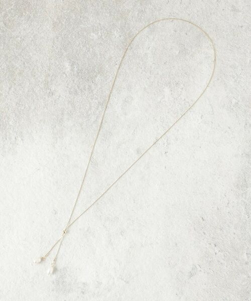 OPAQUE.CLIP / オペーク ドット クリップ ネックレス・ペンダント・チョーカー | 淡水パールスライドネックレス | 詳細2