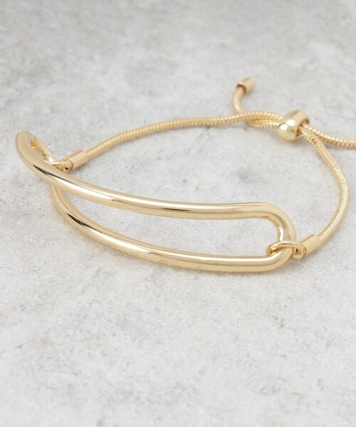 OPAQUE.CLIP / オペーク ドット クリップ ブレスレット・バングル | オーバルスネークチェーンブレスレット | 詳細2