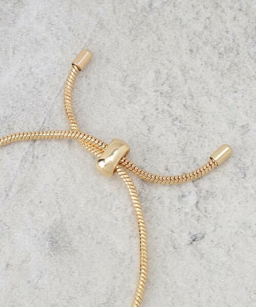 OPAQUE.CLIP / オペーク ドット クリップ ブレスレット・バングル | オーバルスネークチェーンブレスレット | 詳細3