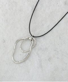 OPAQUE.CLIP / オペーク ドット クリップ ネックレス・ペンダント・チョーカー | メタルリング×コードネックレス