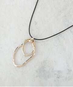 OPAQUE.CLIP / オペーク ドット クリップ ネックレス・ペンダント・チョーカー | メタルリング×コードネックレス