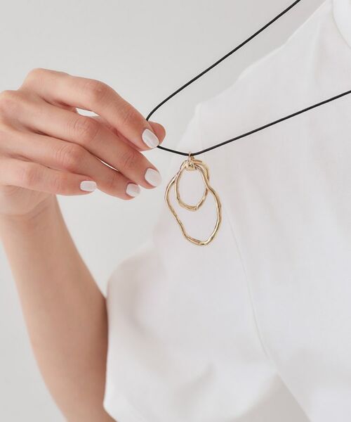 OPAQUE.CLIP / オペーク ドット クリップ ネックレス・ペンダント・チョーカー | メタルリング×コードネックレス | 詳細4