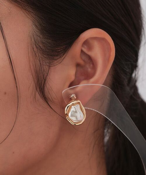 OPAQUE.CLIP / オペーク ドット クリップ ピアス・イヤリング | メタルフレーム×フェイクパールイヤリング | 詳細4